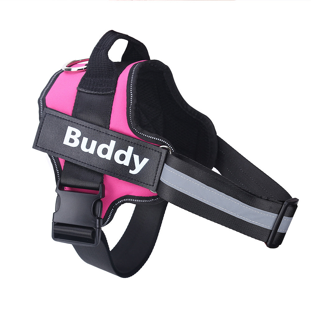 Custom Dog Harness Vest – No Pull, Breathable, Reflective
