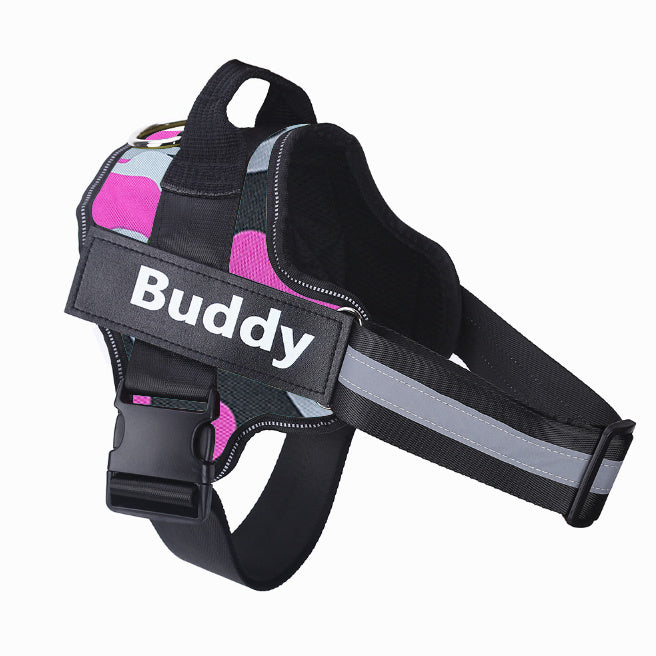 Custom Dog Harness Vest – No Pull, Breathable, Reflective