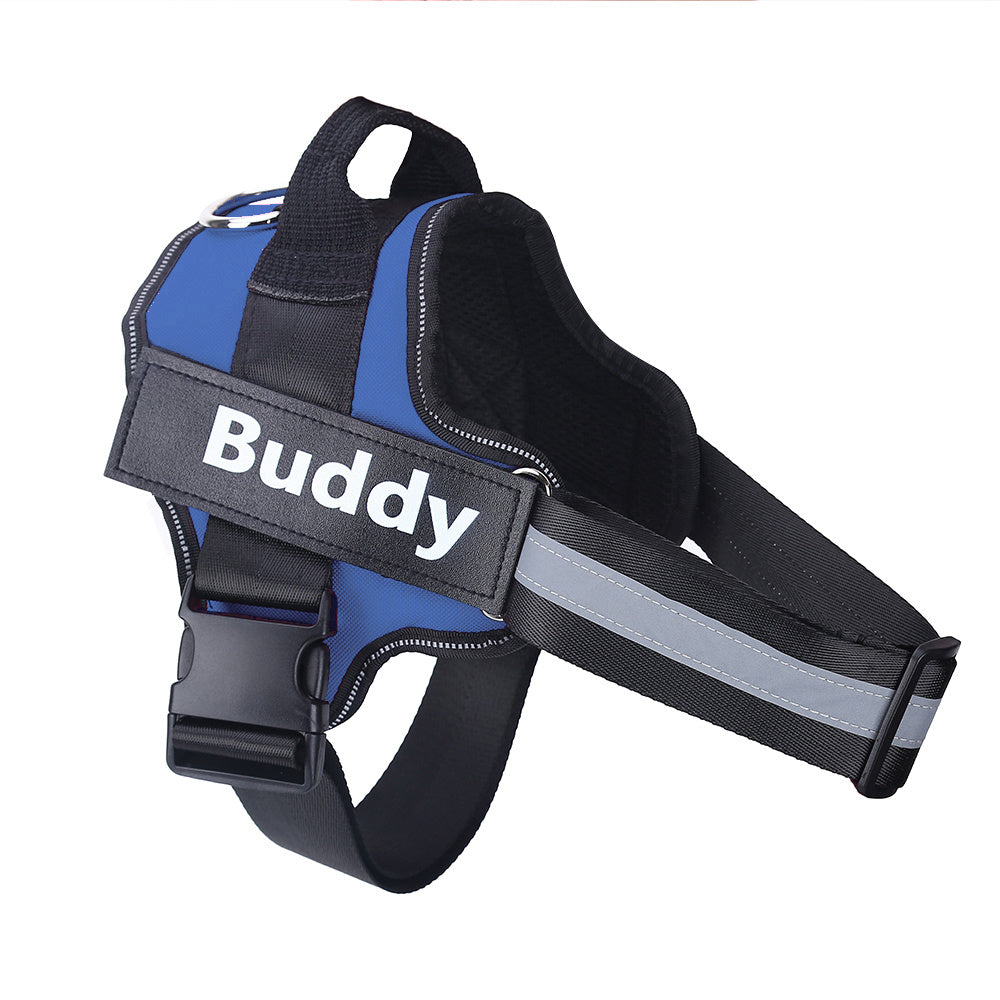 Custom Dog Harness Vest – No Pull, Breathable, Reflective