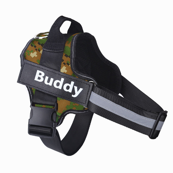Custom Dog Harness Vest – No Pull, Breathable, Reflective