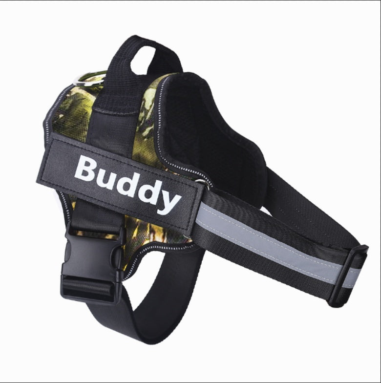 Custom Dog Harness Vest – No Pull, Breathable, Reflective