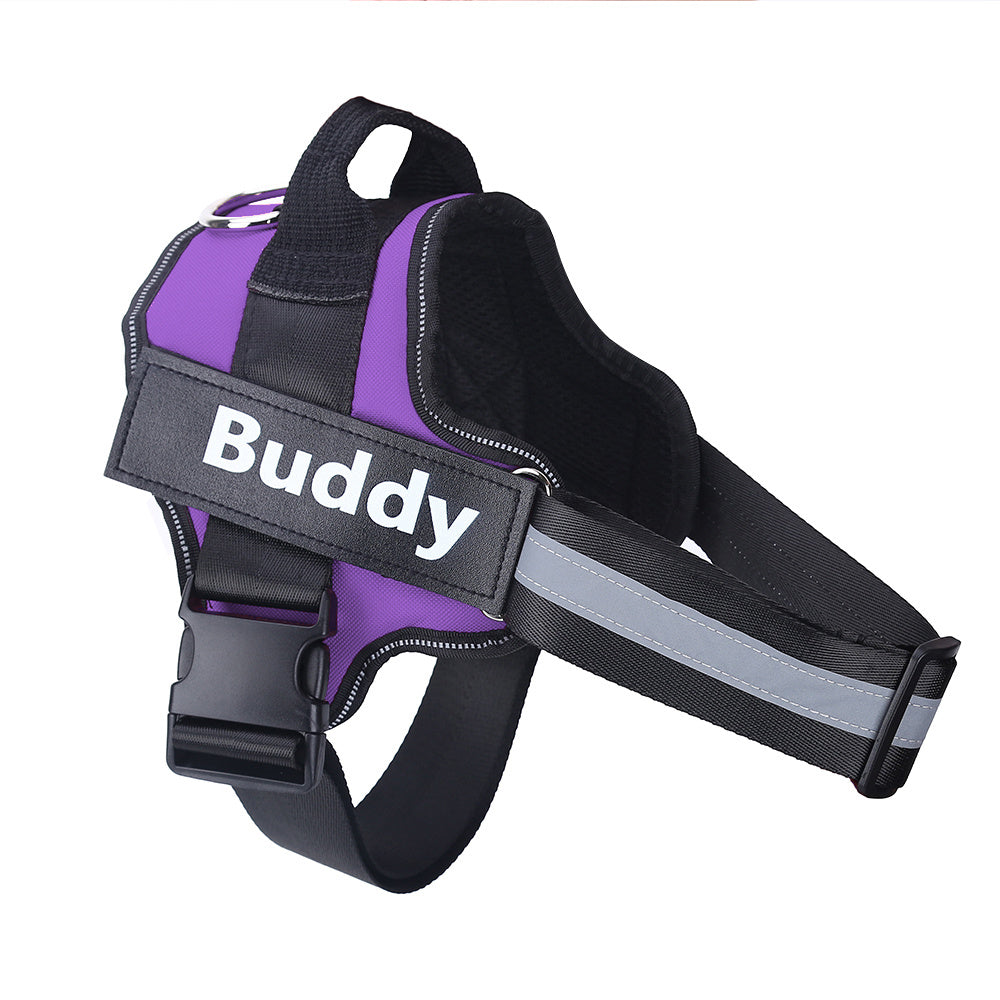 Custom Dog Harness Vest – No Pull, Breathable, Reflective