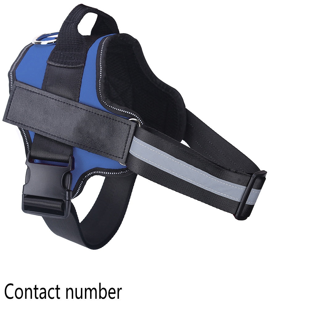 Custom Dog Harness Vest – No Pull, Breathable, Reflective