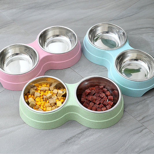 2-in-1 Dog & Cat Bowl – Food and Water Dish
